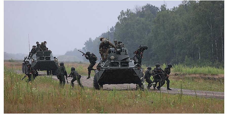 Бойцы ЧВК "Вагнер" проводят совместную подготовку с внутренними войсками Беларуси