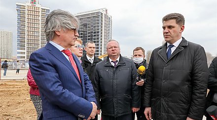 Проект на перспективу. В Минске начались основные работы на строительной площадке Международного финансового центра