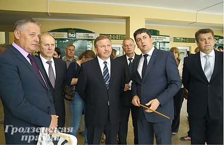 Гродненщину с рабочим визитом посетил Премьер-министр Республики Беларусь Андрей Кобяков