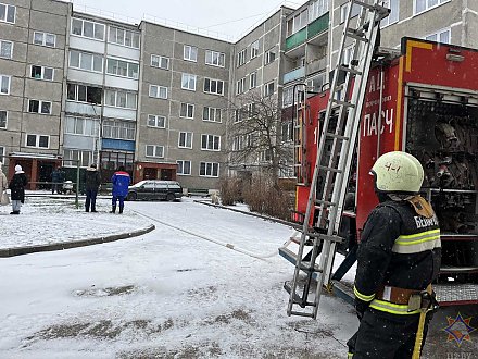 На пожаре в Вороново работники МЧС спасли двух пенсионеров