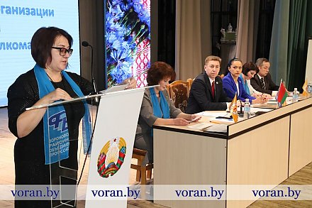 Отчетно-выборное собрание провела первичная профсоюзная организация сектора культуры Вороновского райисполкома  