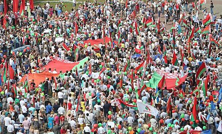 На Гродненщине проходят митинги «За Беларусь!» в поддержку мира, безопасности и спокойствия