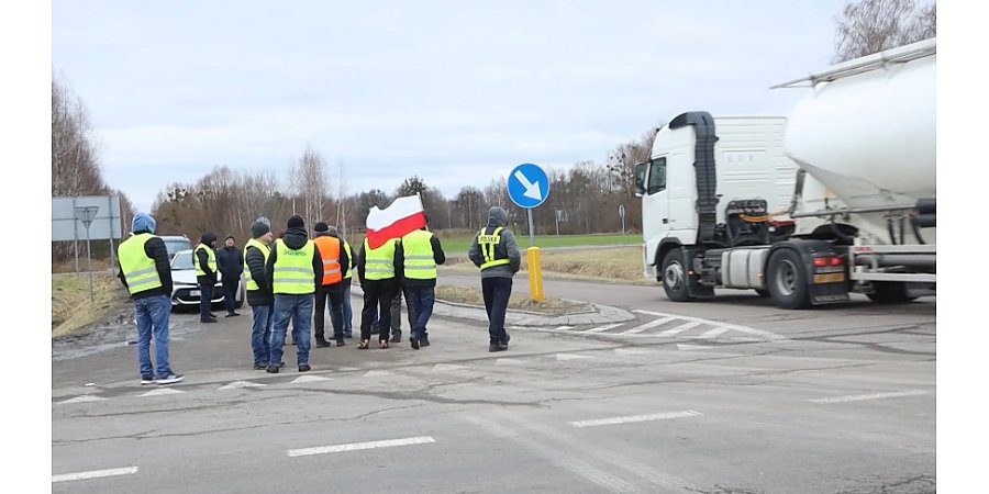 Польские аграрии протестуют на границе с Украиной