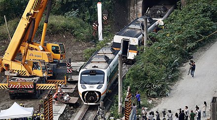 Число пострадавших в железнодорожной катастрофе на Тайване возросло до 186