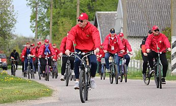 Спасатели из Гродно и Бреста организовали велопробег «Мы вместе»