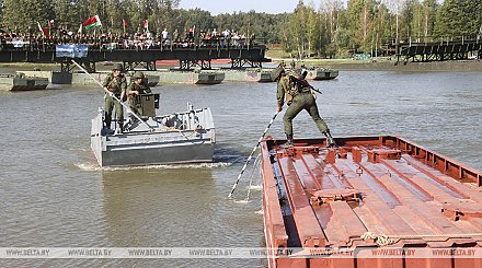 Белорусские военные одержали победу на этапе конкурса "Стальная магистраль" АрМИ-2022