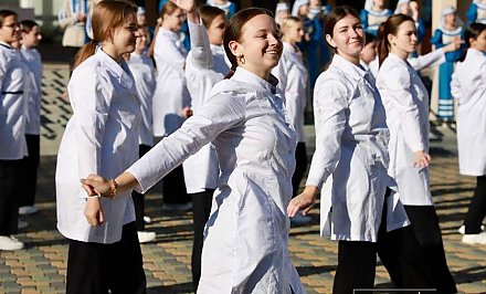 В Гродненском медицинском университете состоялось торжественное открытие юбилейной недели вуза