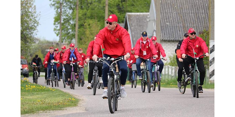 Спасатели из Гродно и Бреста организовали велопробег «Мы вместе»