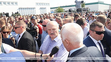 Лукашенко о провоцировании силовиков: нужен был повод для того, чтобы вы кричали "Уходи!"