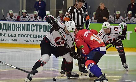 «Неман» взял верх над «Лидой» в игре хоккейного чемпионата страны