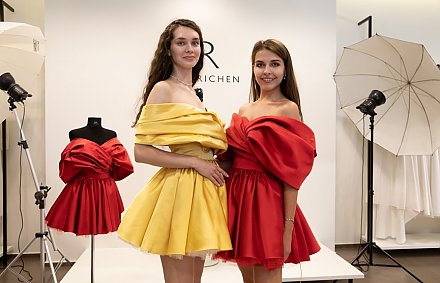 Эксклюзивно для «Мисс Беларусь»: финалистки примерили коктейльные платья от KIKO RICHEN