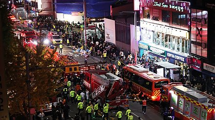 Трагедия с давкой в Сеуле стала крупнейшей для Республики Корея за восемь лет