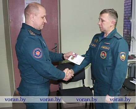 Вороновским спасателям вручили награды