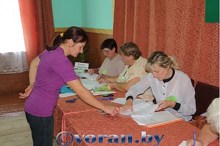 Как проходит голосование на парламентских выборах в Вороновском районе