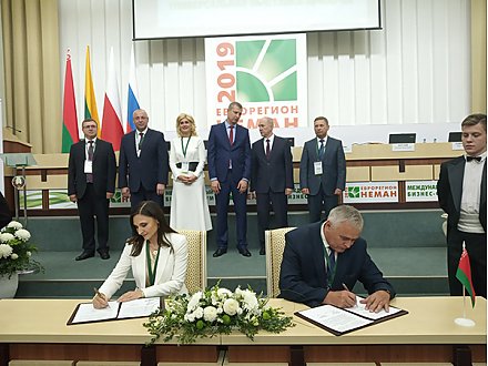 «Еврорегион «Неман-2019»: подписано Соглашение между Вороновским райисполкомом и самоуправлением Шальчининкского района