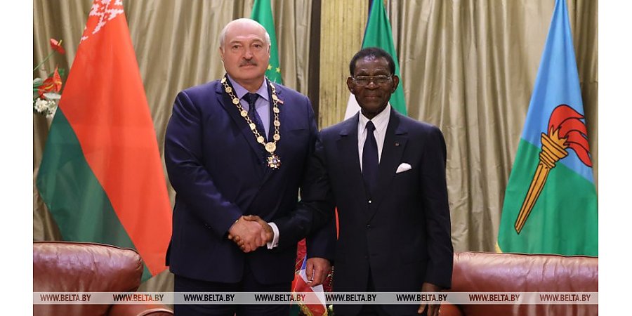 Президент Экваториальной Гвинеи наградил Александра Лукашенко орденом Независимости