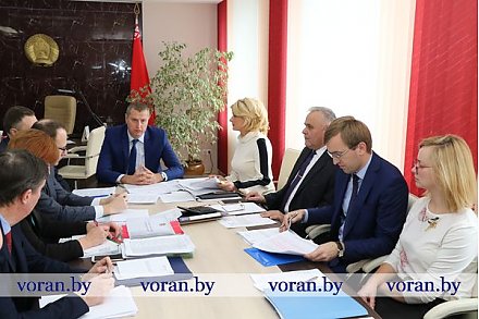 Министр экономики посетил с рабочим визитом Вороновский район