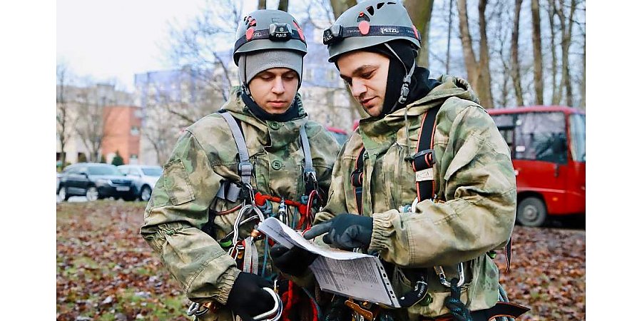 В Гродно проходят открытые соревнования Республики Беларусь по многоборью спасателей