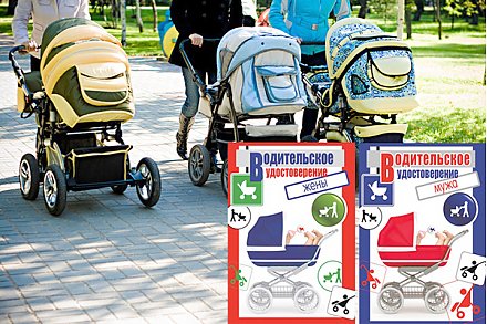 Права на вождение детской коляски