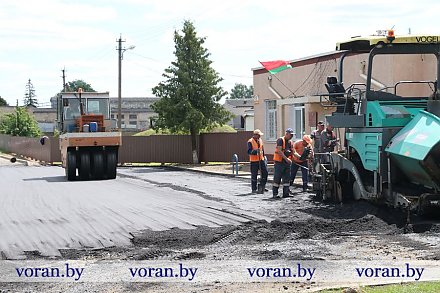 В Вороново приступили к ремонту улицы Октябрьской