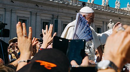 Папа Римский возглавил торжественную литургию в Вербное воскресенье