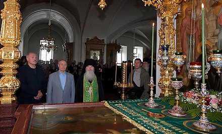 Александр Лукашенко и Владимир Путин посещают Валаам