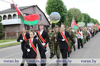В преддверии Дня Победы в Вороново прошел районный военно-патриотический слет