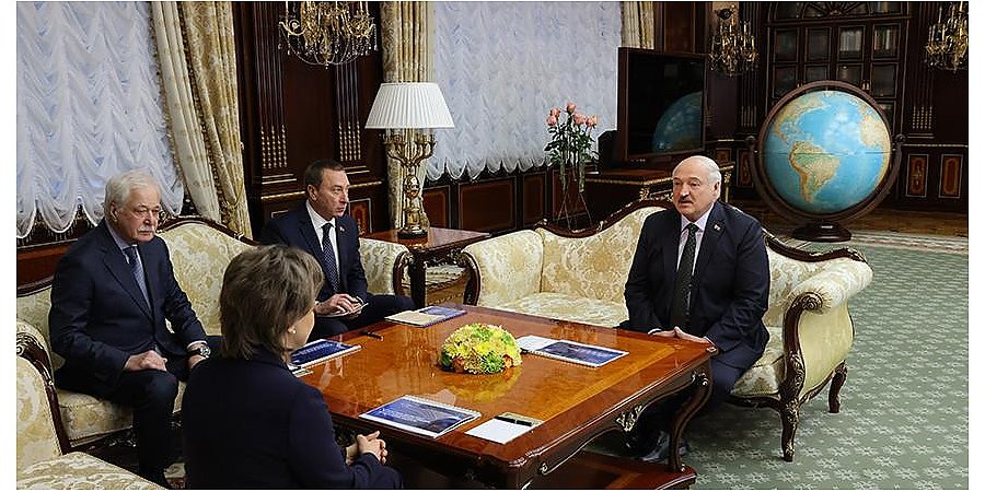 Александр Лукашенко встретился с генеральным директором АО "Российский экспортный центр" Вероникой Никишиной