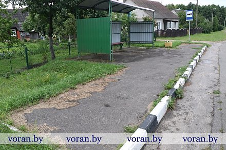 Есть проблема: остановочные пункты в райцентре давно не видели хозяйской руки