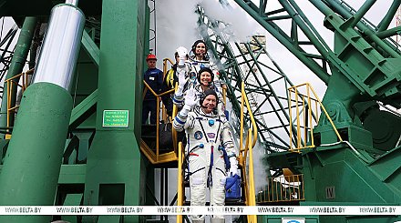 Корабль "Союз МС-25" с белоруской на борту стартовал! Рассказываем, как воплощали в жизнь эту космическую историю