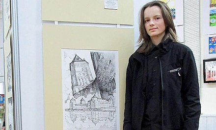 16-летняя художница из Щучина Ольга Миканович стала победительницей Республиканского конкурса детского творчества “АрхНовация-2023”
