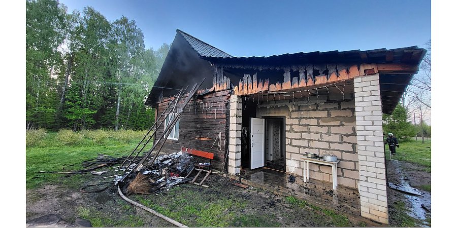 Пожар в Вороновском районе