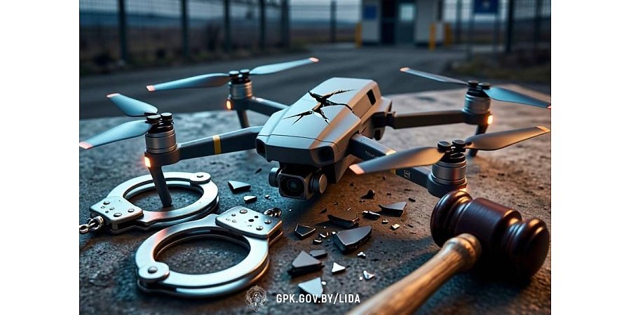 Лидский пограничный отряд предупреждает об ответственности при обращении с БЛА