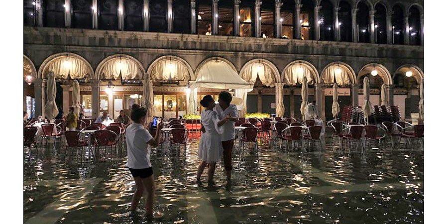 В Венеции затопило площадь Сан-Марко