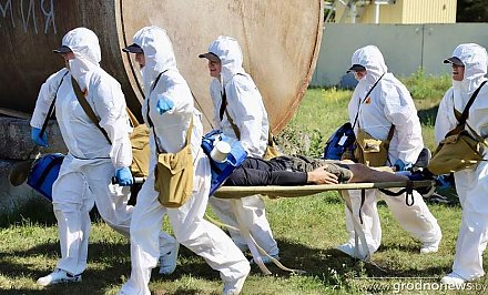 На Гродненщине прошли областные соревнования среди санитарных и пожарных дружин