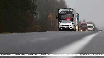 ГПК: первые колонны грузовиков следуют от пункта пропуска "Каменный Лог" на спецстоянки