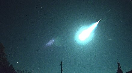 Ярчайший огненный шар можно было наблюдать в небе над Беларусью