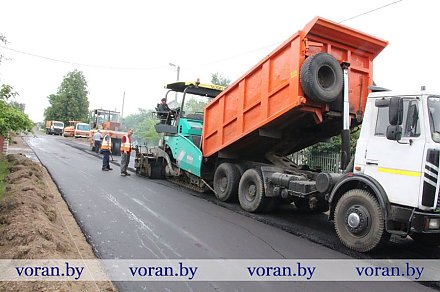 Дорожники обновляют западный обход Вороново