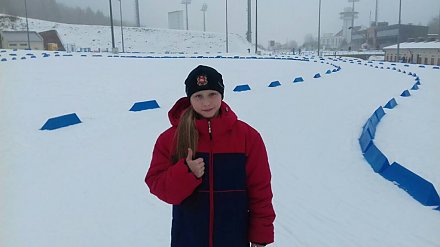 Светлана Пискун, принесшая золото команде Гродненской области на «Снежном снайпере»: «На подъеме было тяжело ехать, но победить было очень приятно»
