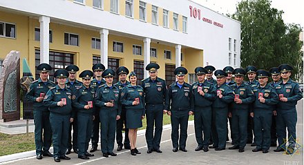 Спасатели Вороновщины награждены медалями