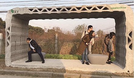 Первая в мире остановка, распечатанная на 3D-принтере, появилась в Китае