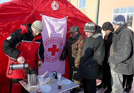 В морозы на помощь водителям придут волонтеры Красного Креста