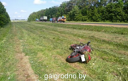Вчера в Вороновском районе разбился мотоцилист