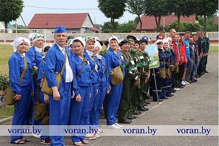 Соревнования санитарных и пожарных дружин прошли в Вороново