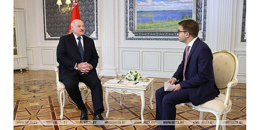 Александр Лукашенко дал интервью информагентству Франс Пресс