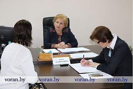 1 ноября представитель Администрации Президента Республики Беларусь Кристина Поболь провела прием граждан в Вороновском райисполкоме
