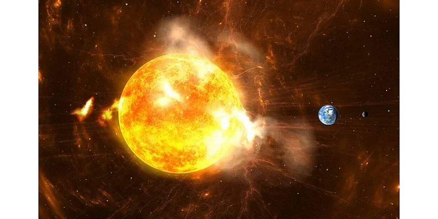 Солнце выстрелило 15 сильными вспышками 29 декабря