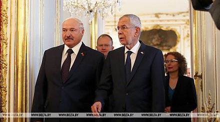 Встреча Александра Лукашенко и Александра Ван дер Беллена проходит в Вене