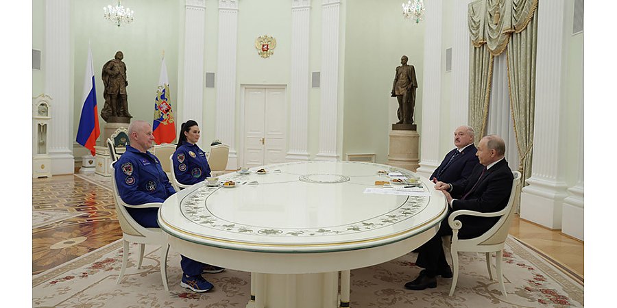 "Это и есть наше единство". Александр Лукашенко и Владимир Путин встретились в Кремле с Василевской и Новицким