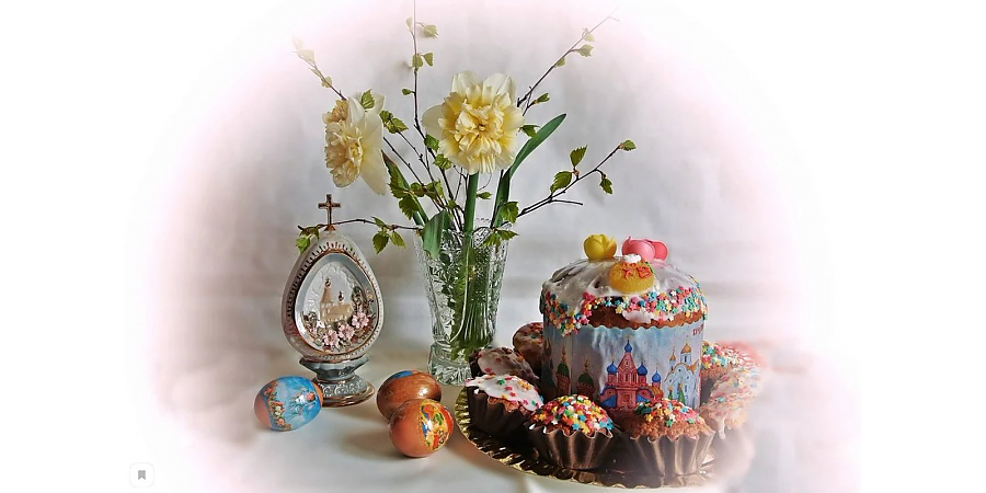 Віншаванне настаяцеля прыхода Наведвання Маці Божай Тракельскай Вадзіма Сурвілы са светлым святам Вялікадня